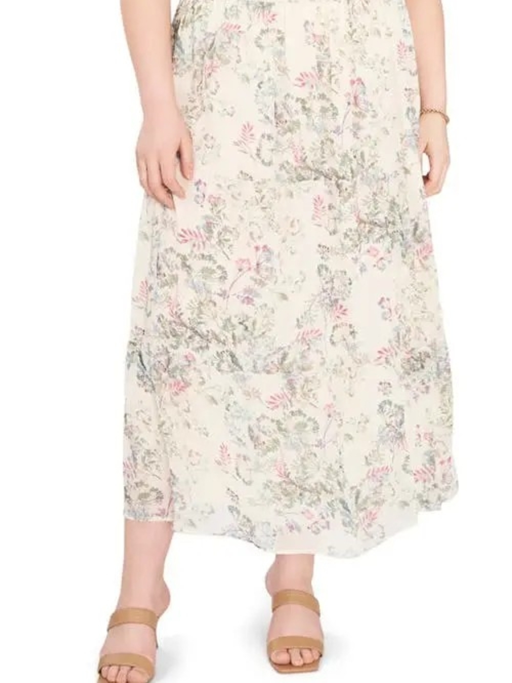 Vince Camuto Garden Romance Floral Maxi Skirt NWT 3X